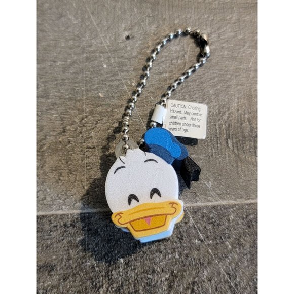 Donald Duck happy mad flip face keychain Figure Disney - Picture 1 of 3